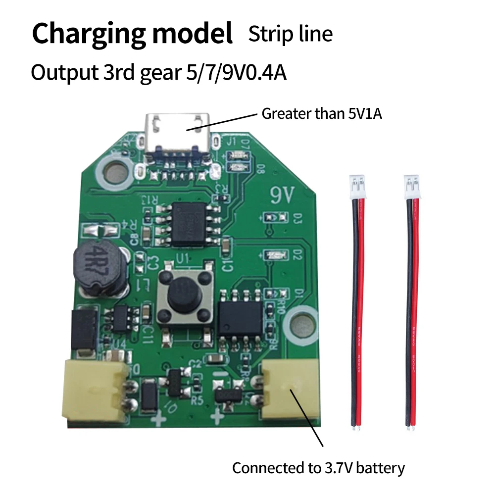 

Небольшая панель управления зарядным вентилятором Micro / Type - C USB без щетки 3 - ступенчатая регулируемая подъемная пластина с линейной защитой от зарядки