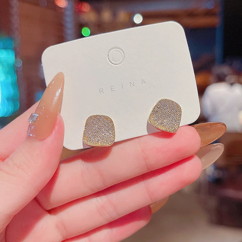 

Оптовая продажа, серебряные серьги S925, овальные геометрические серьги