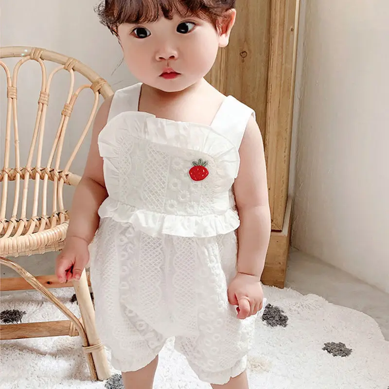 Baby summer clothes baby jumpsuits children's rompers 2022 children's new rompers for little girls summer clothes