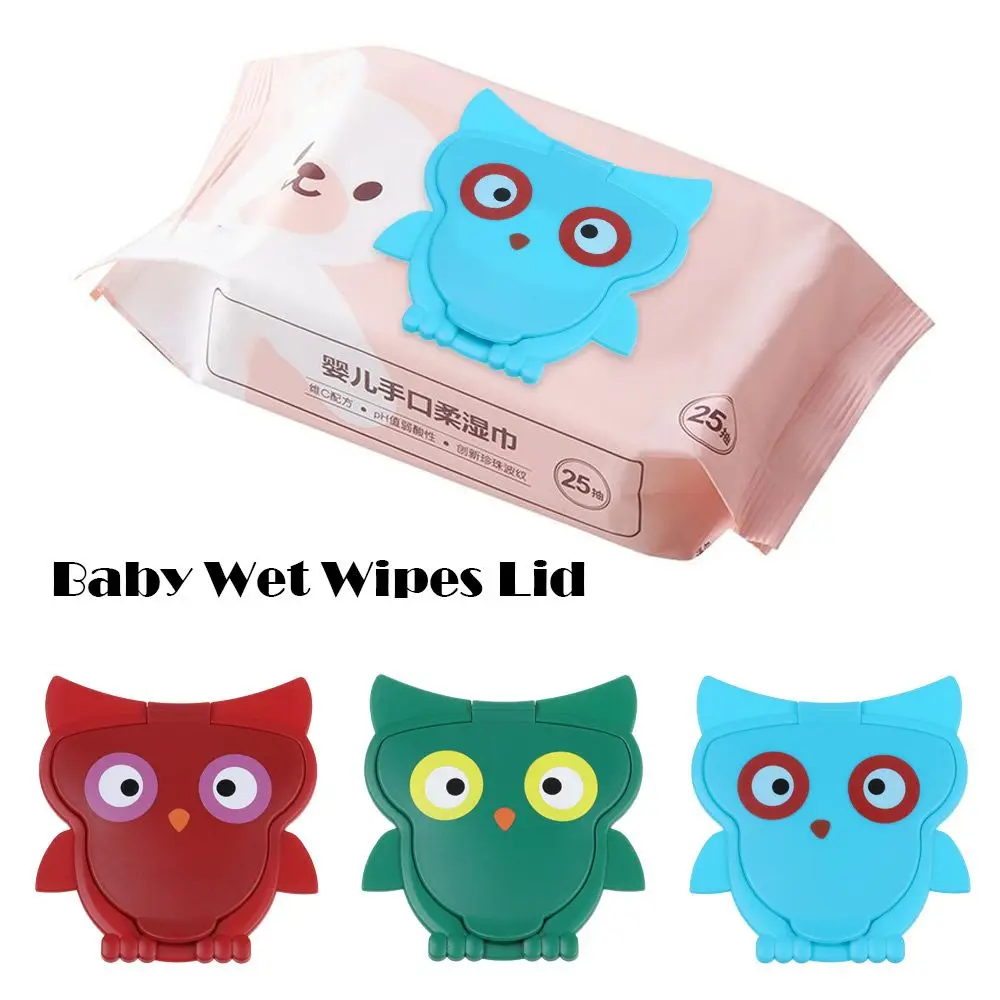

1Pcs Fashion Reusable Child Box Lid Self-Adhesive Tissues Cover Baby Wet Wipes Lid Flip Cover