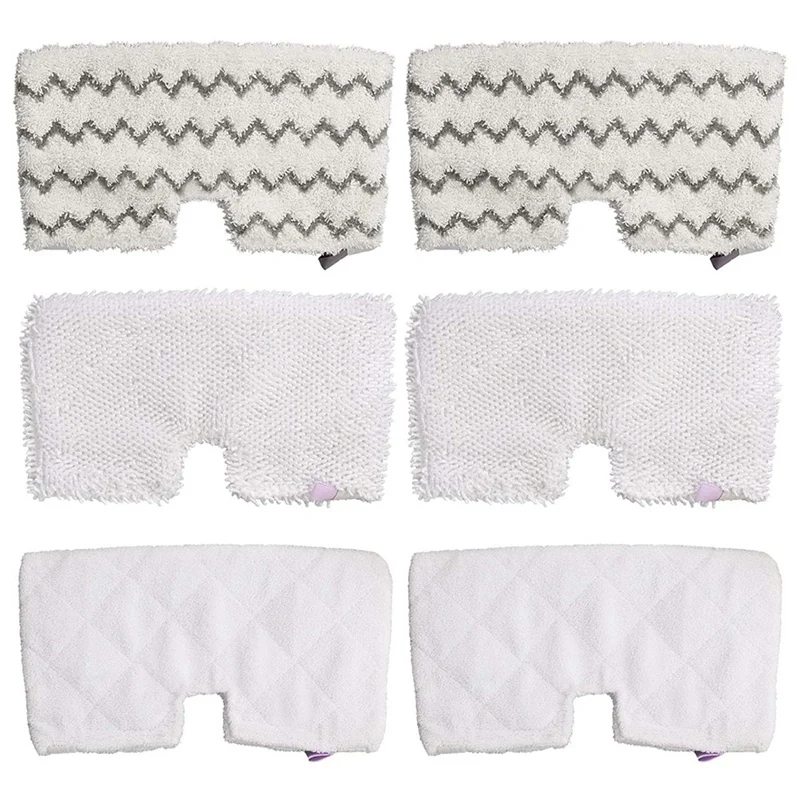 

Моющиеся Сменные накладки для паровой швабры Shark S3501 S3601 S3550 S3801 S3901 S3901D S3455K SE450, 6 шт. в упаковке