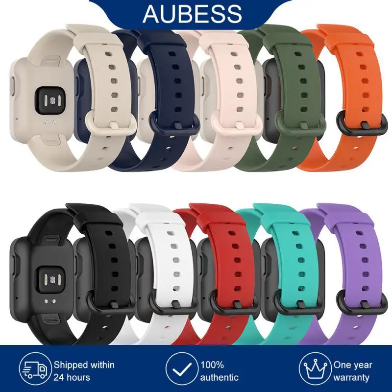

Universal Silicone Strap Non-toxic And Odorless Compression Molding For Mi Watch Lite Wristband Grade Silica Gel Soft
