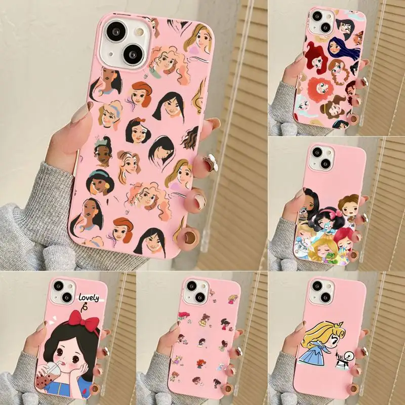 

Disney Princess Phone Case For Iphone 7 8 Plus X Xr Xs 11 12 13 Se2020 Mini Mobile Iphones 14 Pro Max Case