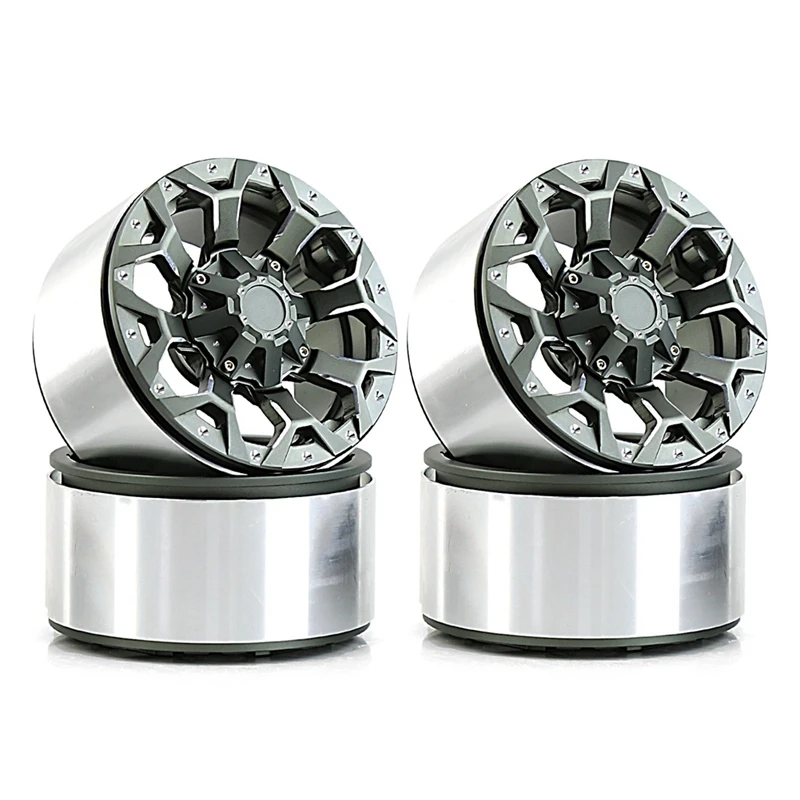 

4 шт. Радиоуправляемый автомобиль Beadlock колесный обод 2,6 дюйма для 1/8 1/10 Радиоуправляемый гусеничный автомобиль Axial SCX10 Wraith RR10 Капа TRAXXAS TRX4