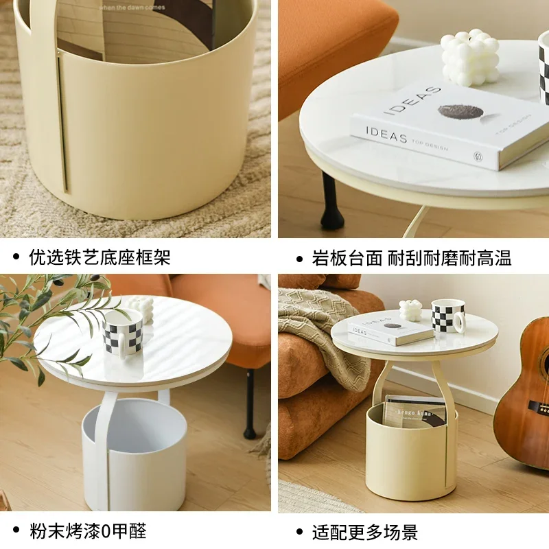 Кофейный диван-стол в кремовом стиле для гостиной современный сидячий хранения