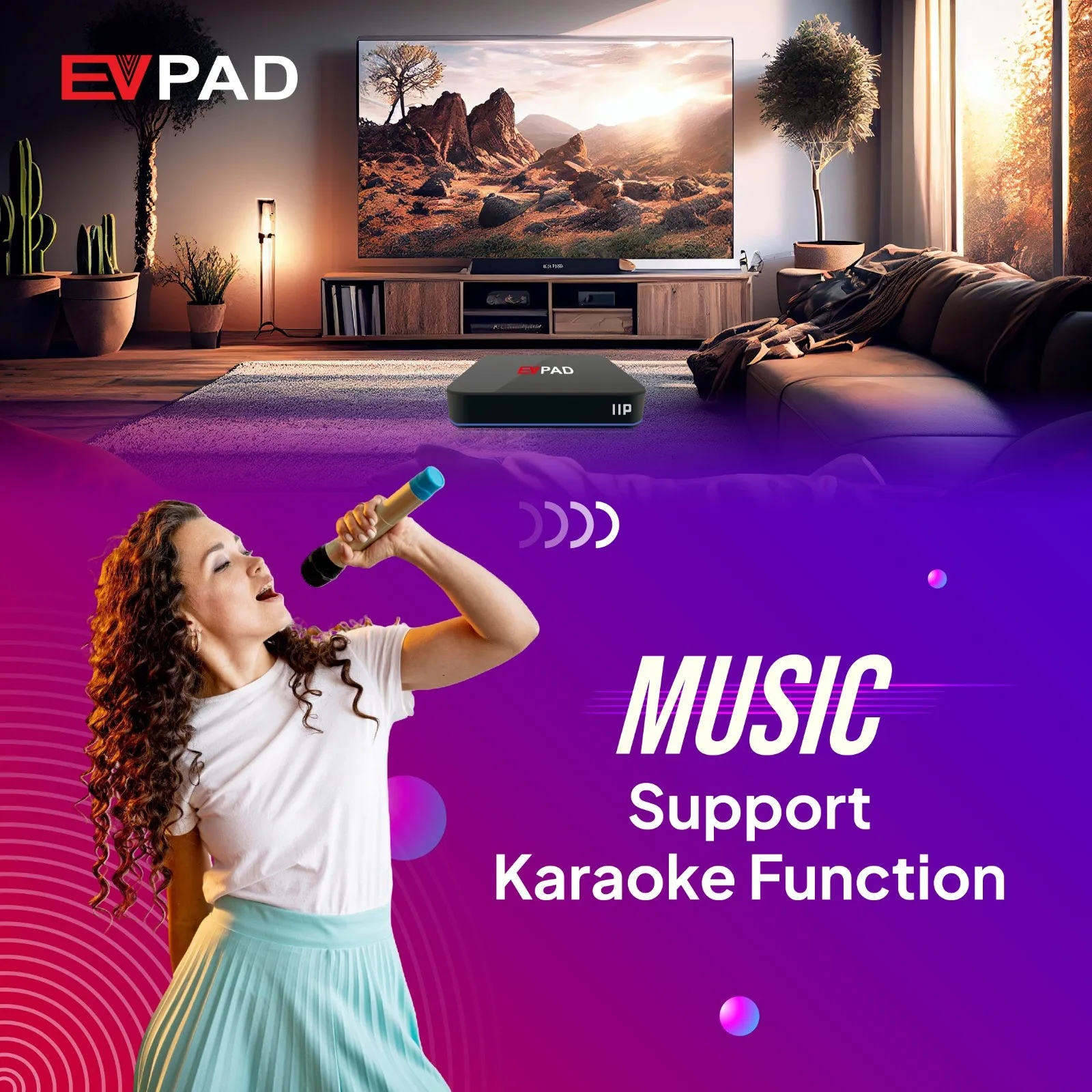 [Подлинная] 2025 НОВОЕ ПРИБЫТИЕ EVPAD 11P Android TV Box 4 ГБ 64 лучшая телеприставка горячая в