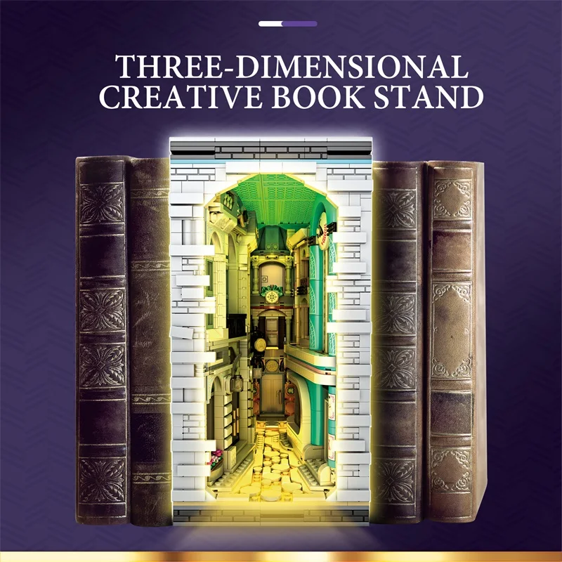 Наборы конструктора Diagon Alley Building Street View из блоков Гарри Поттер наборы MOC Волшебный