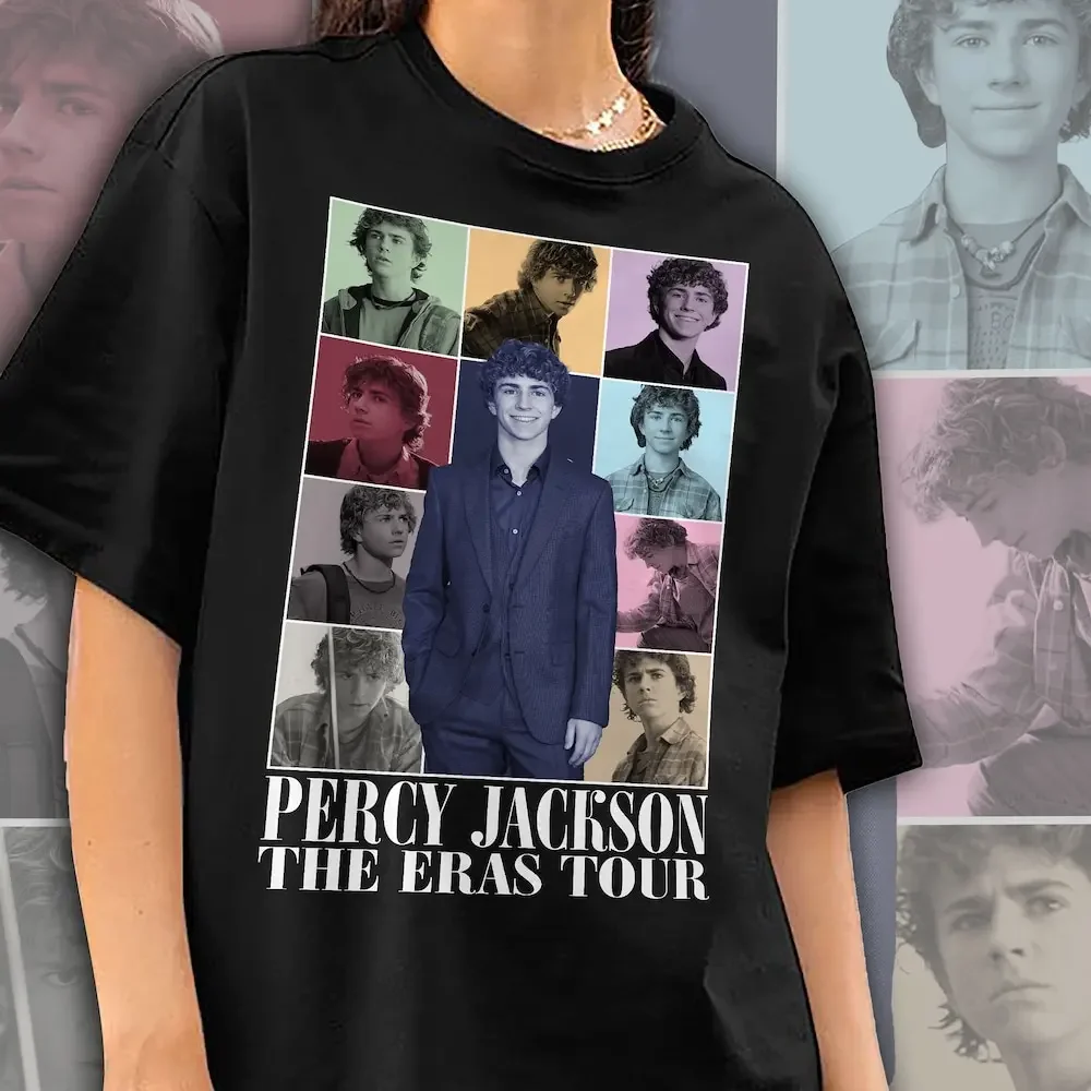 Футболка Percy Jackson The Eras Tour Walker Scobell 2023 лагерь полукровь греческая мифология сериал