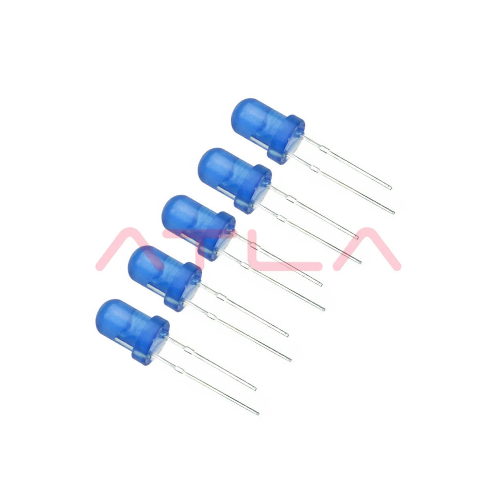 100 шт./лот 5 цветов F5 мм круглый светодиодный набор в ассортименте Ультраяркий