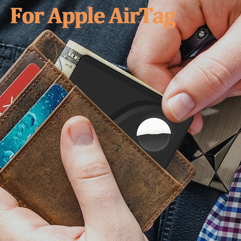 

For Apple AirTags Case Wallet Tracker Card Protection for Airtag Tracker Tracker Case Anti-Lost Wallet Clip Air Tag Accessories