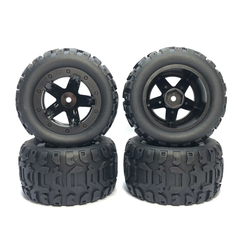 

8Pcs Large Tire Widening Tyre Wheel For Wltoys 144001 124016 124018 124019 12428 Haiboxing 16889 RC Car Upgrade Parts,2