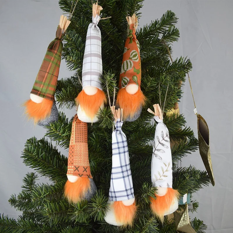 

Thanksgiving Day Gnomes Plush Toy For Kids Gifts Ornaments Rudolph Faceless Elf Doll Decora Home Ornaments