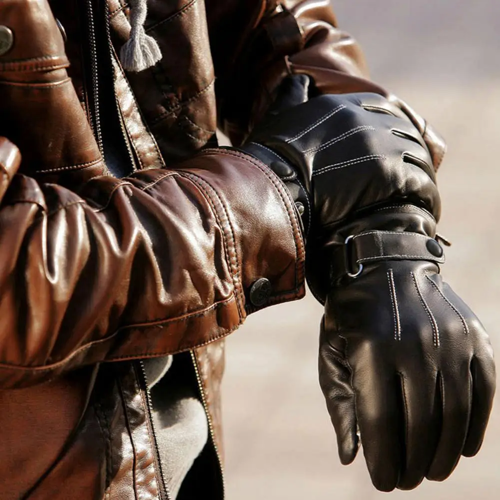 

1 Pair Riding Gloves Touchscreen Lightweight Keep Warm Fall Winter Male Motorcycle Cycling Gloves Bike Gloves for Outdoor