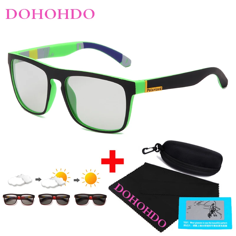 DOHOHDO мужские фотохромные солнцезащитные очки поляризационные для вождения