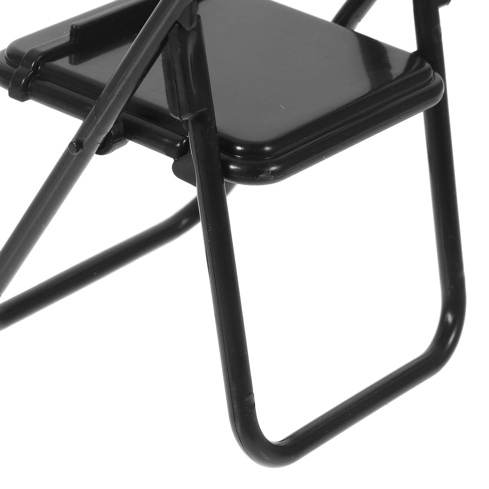 12 Pcs Folding Chair Small Toys Tiny Prop Fodable Decoration Figurine Mini Phones Decorate Plastic Work Smartphone