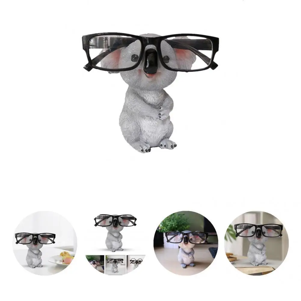

Useful Vibrant Anti-slip Resin Koala Glasses Holder Stand Glasses Accessories Eyeglass Stand Holder Glasses Holder
