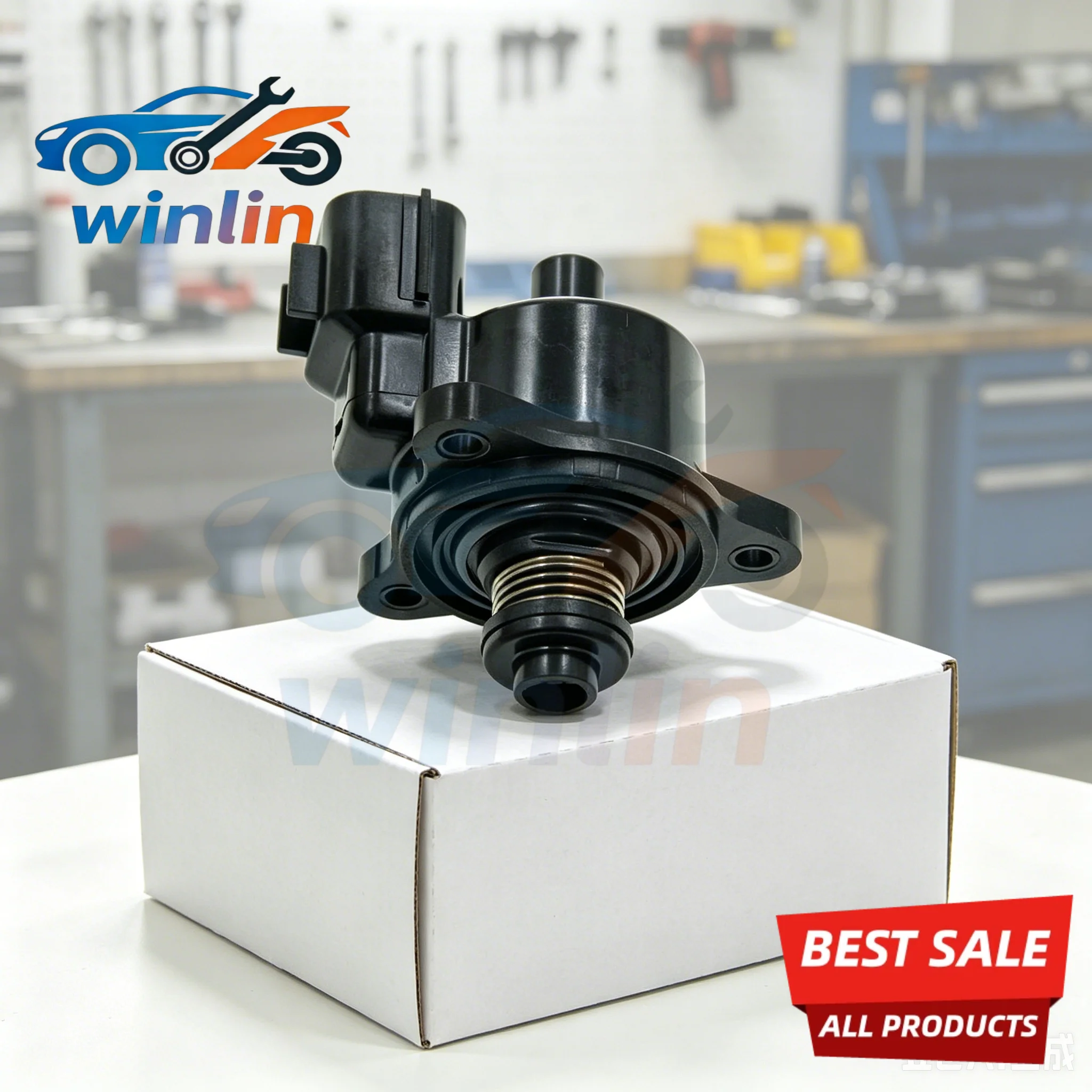 Фото Клапан регулировки холостого хода OEM IAC 1450A067 для Mitsubishi Pajero Mini VR F5 MD628274 MD628316 №3