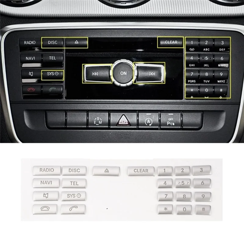 Автомобильная центральная консоль мультимедиа CD Панель кнопка наклейка