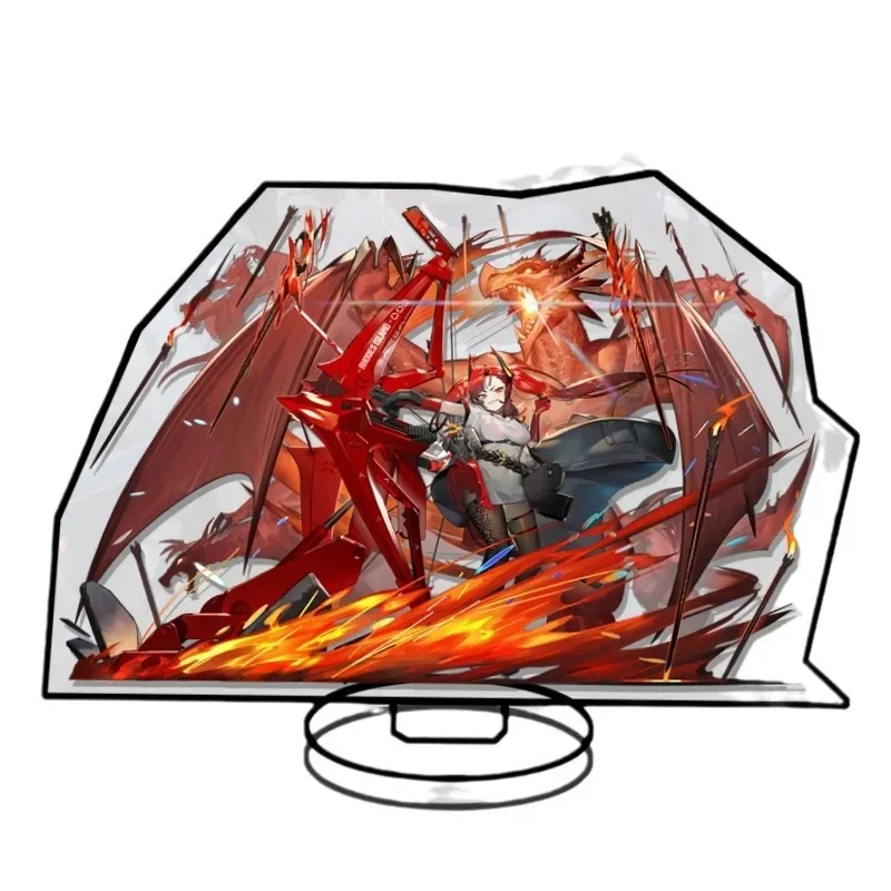 Большая подставка из акрила сказочные фигурки грани метеорит матовый рожок