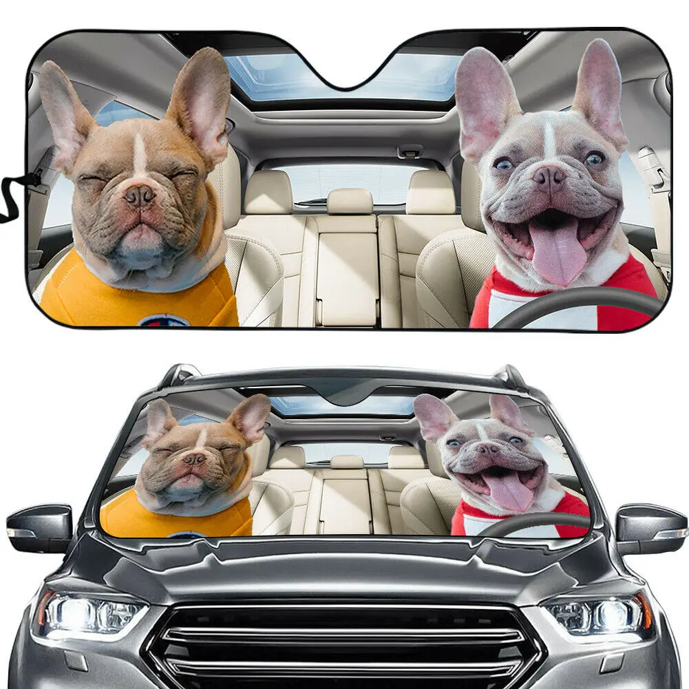 

Lovely Dog Foldable Car Truck Sun Shade Reflective Visor Windshield UV Protector
