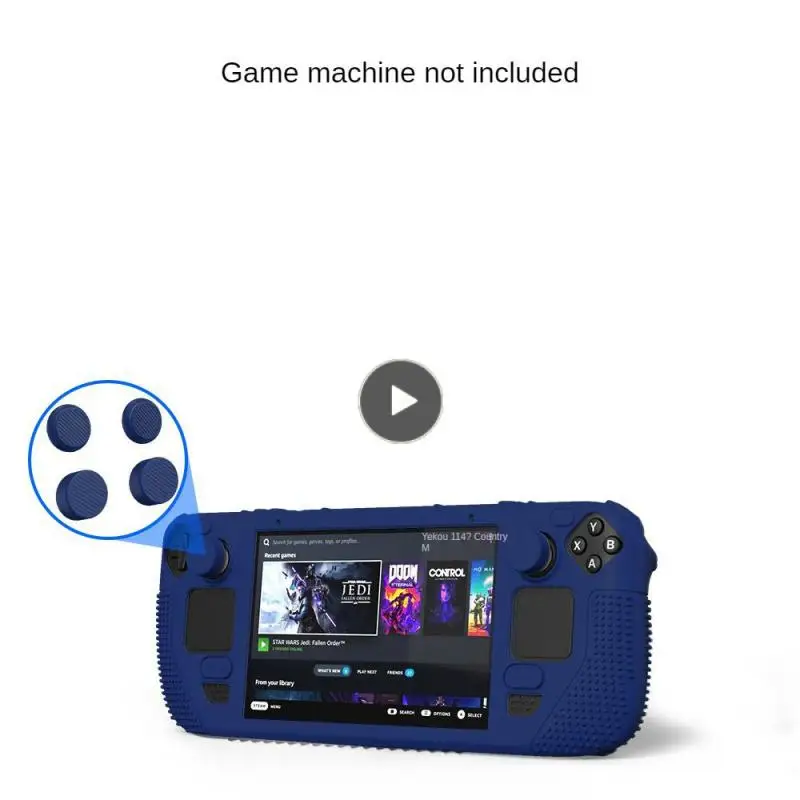 

Non-slip Anti-fall Cover Explosion-proof V4-1 Black Game Console Case Anti-fall Comfortable Grip Non-slip Cover Dust-proof Shell
