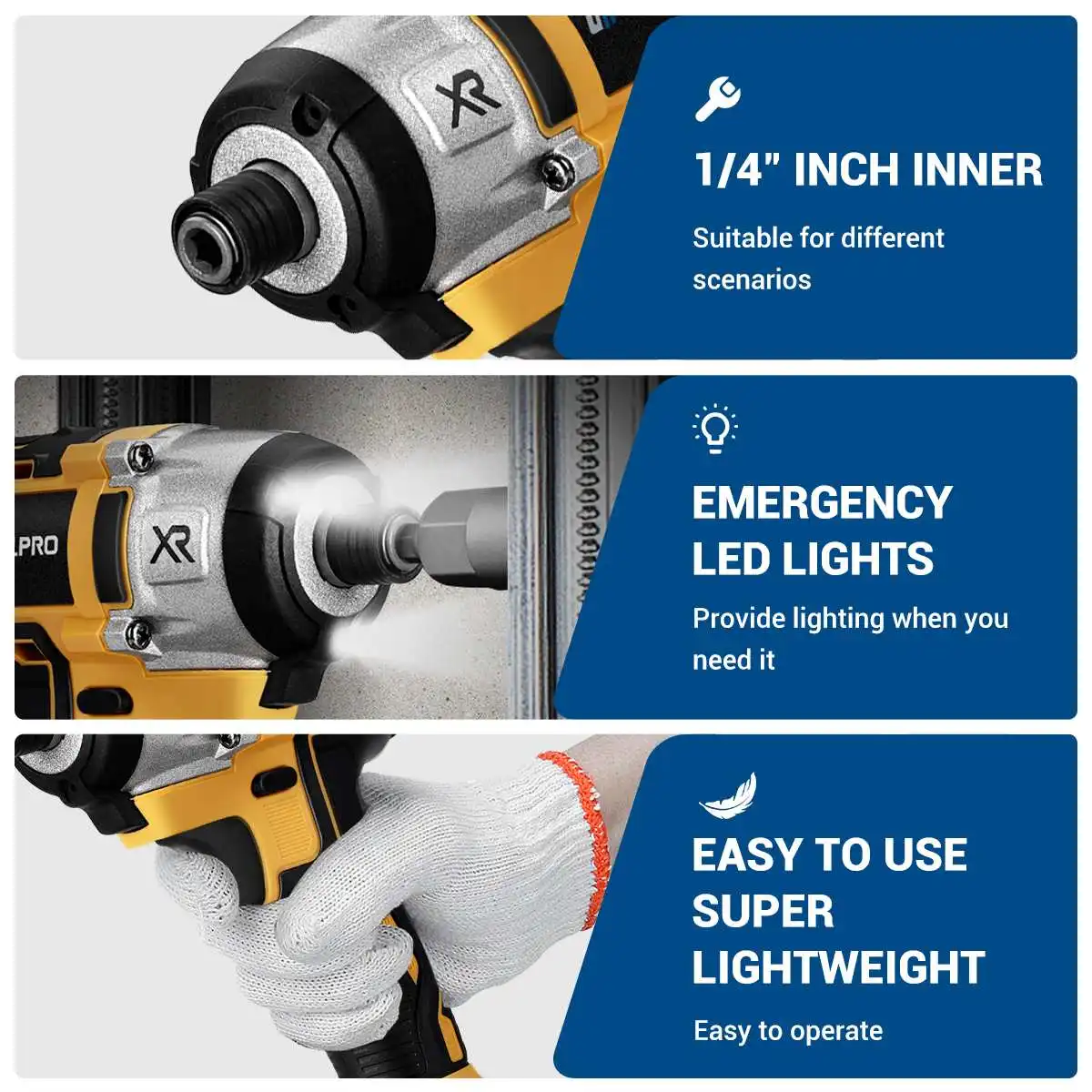 Беспроводная электрическая дрель Drillpro безщеточный электрический шуруповерт с