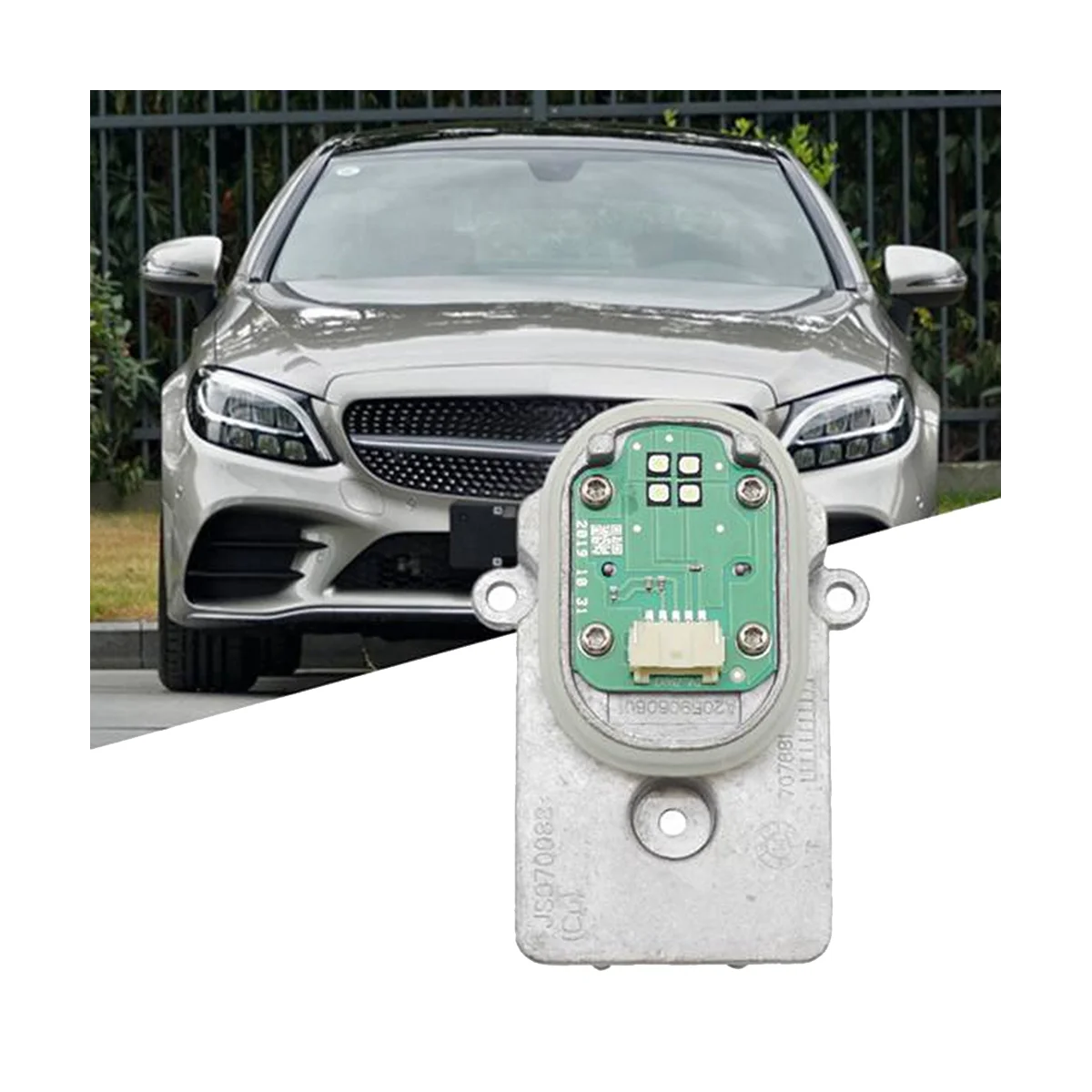 Дневной ходовой модуль 1305715284 DRL 1 шт. для класса C S W205 W156 W217 A2059060601 светодиодный Angel