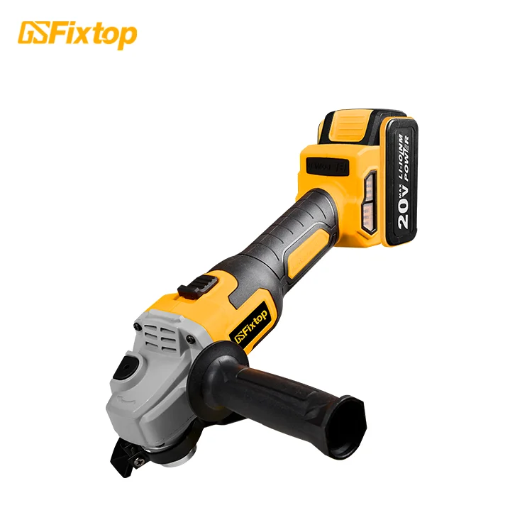 

Бесщеточный портативный беспроводной угловой шлифовальный станок с металлической батареей 20 в