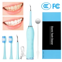xikh 4 speed electric high frequency tooth cleaner usb portable ipx6 waterproof whitening teeth plaque and calculus remover home