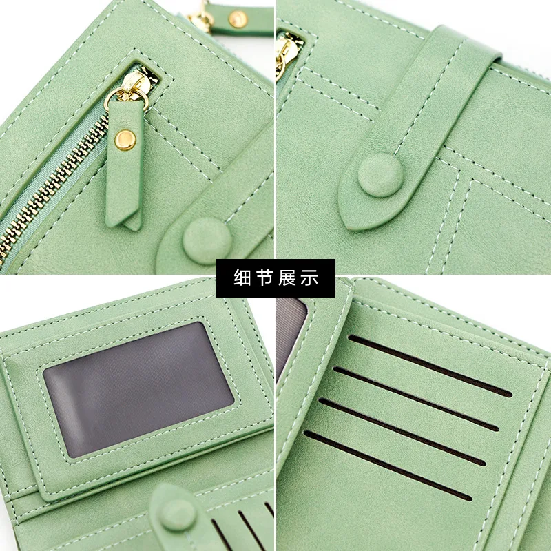 High Quality Women's Wallet Multifunctional Short Men's Coin Purse Wallets Ladies Card Holder Small Money Bags Clutch Carteira