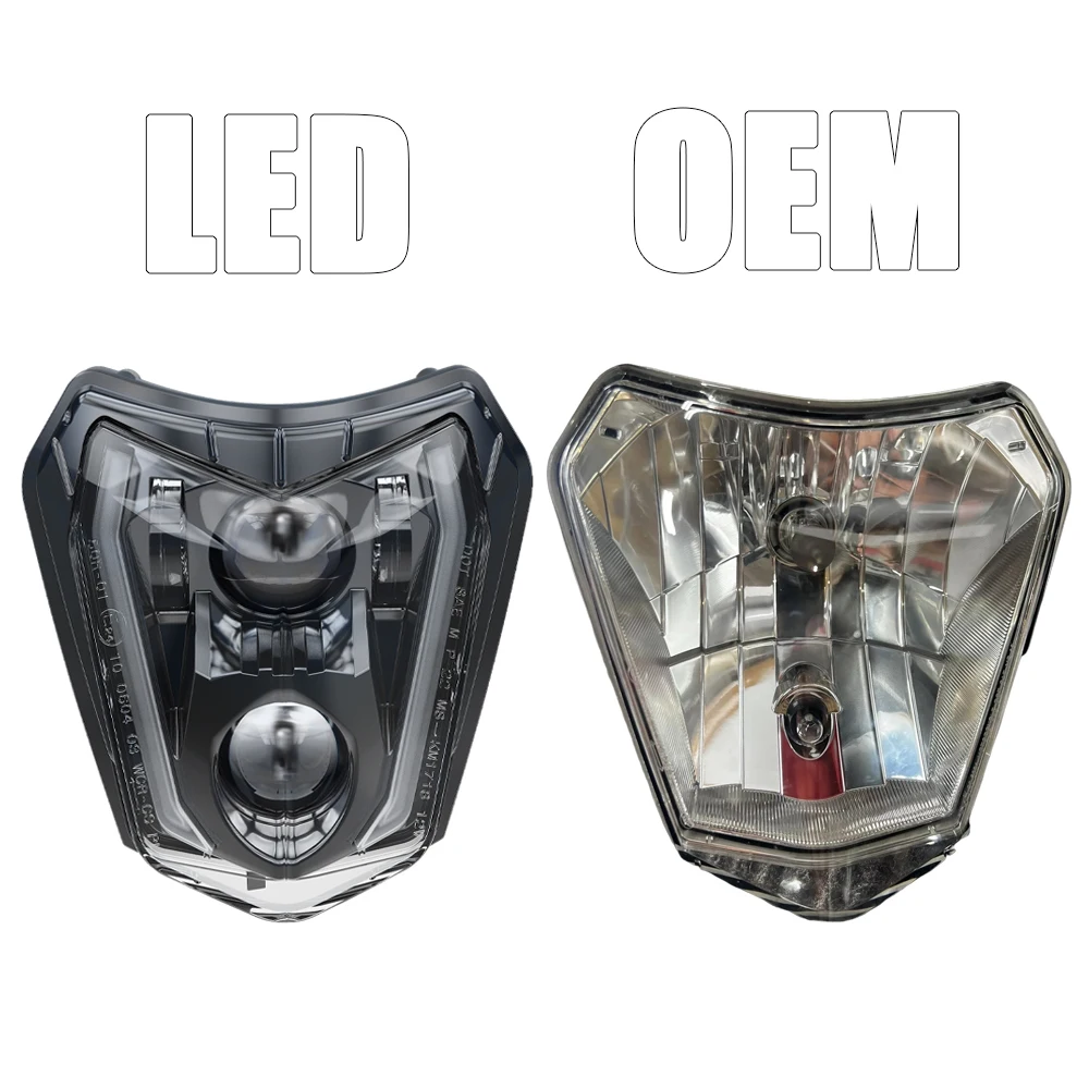 Фото Светодиодная фара для GasGas ES SM700 GAS GAS ES700 SM700 690 SMC Enduro R 2019-2024 Мотоциклетная фара H4 Лампа №4