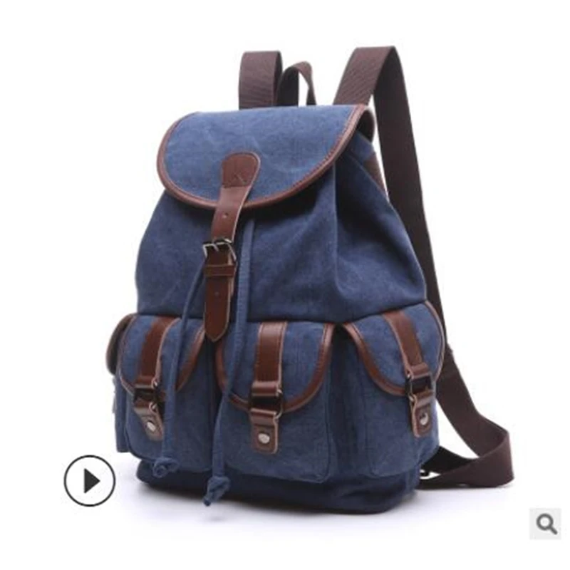 

Zuolunduo Backpack for men Rucksacks Men's Travel laptop Backpack Bag Man Canvas Shoulder day pack large shoulder bags Male