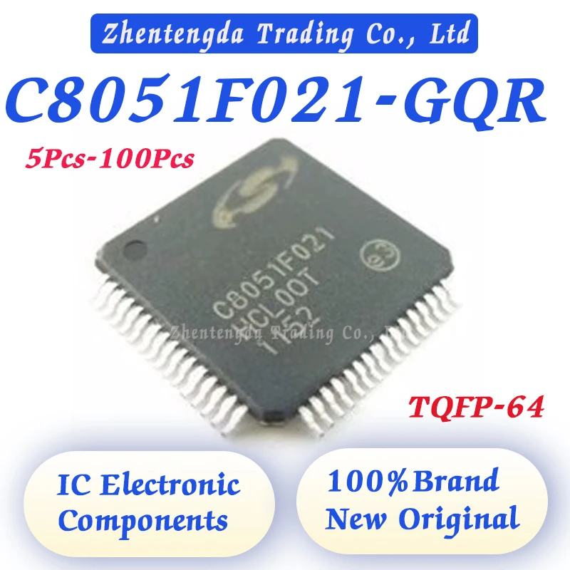 5 шт.-100 шт. C8051F021 C8051F C8051F021-GQR C805 IC MCU 8 Бит 64 КБ FLASH 64TQFP