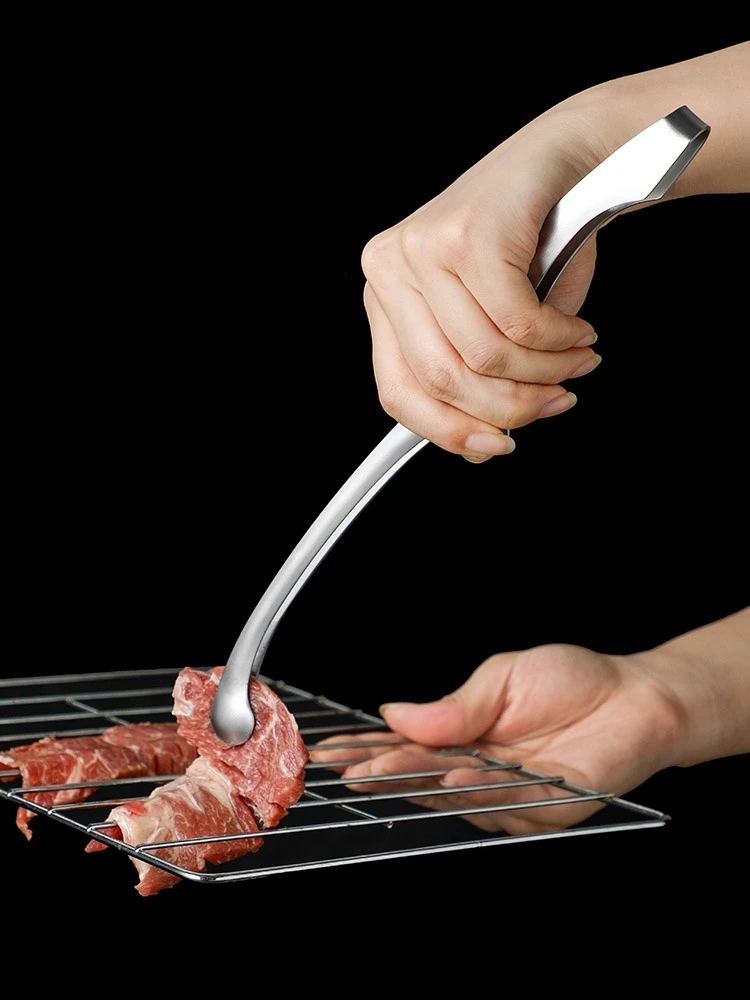 Stainless Steel Barbecue Clip Korean Food Tongs Multifunctional Outdoor Grilling Steak Clamp Baking Tool BBQ Kitchen Accessories |