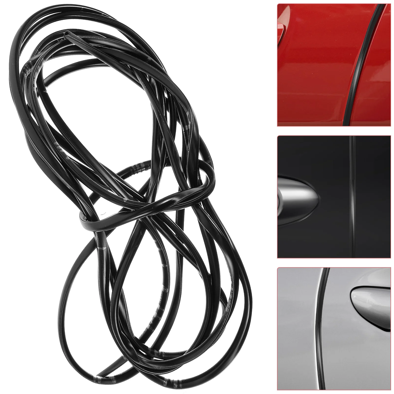 

Car Door Guard Protector Edges Trim Guards Rubber Auto Seal Strip Sealing Protective