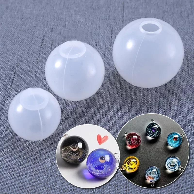 

3D 20/25/30mm Sphere Ball Silicone Mold Round Clear Mould for UV Resin Epoxy Resin Craft Supplies Epoxy Resin Soft Mould