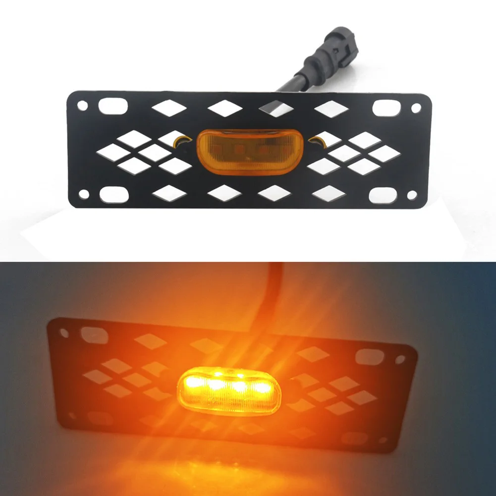 

4xGrille Amber LED Light For Toyota RAV4 2019-2021 Front Grille LED Light Raptor Style Grill Cover Kit Grill Cover W/Bracket