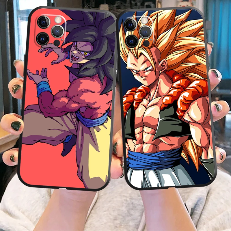 

Japanese Anime Dragon Ball Phone Case For iPhone X XS XR XS Max 11 11 Pro 12 12 Pro Max For iPhone 12 13 Mini Liquid Silicon