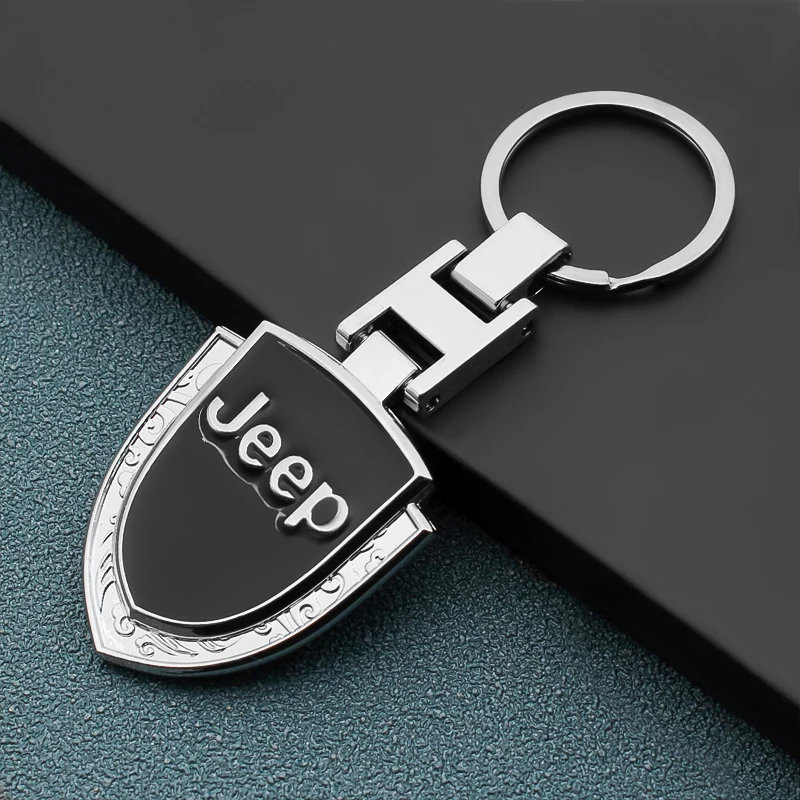 

Metal Car Key Chain Holder Auto Keychain Buckle Ring Accessories For Jeep Compass Renegade Grand Cherokee Patriot Wrangler Jk