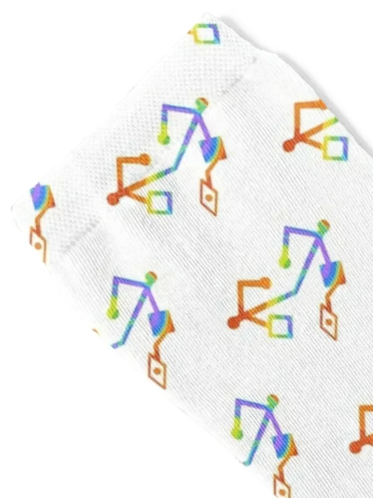 She Rainbow Heart Marble Socks забавный подарок мужчине Мужские носки женские