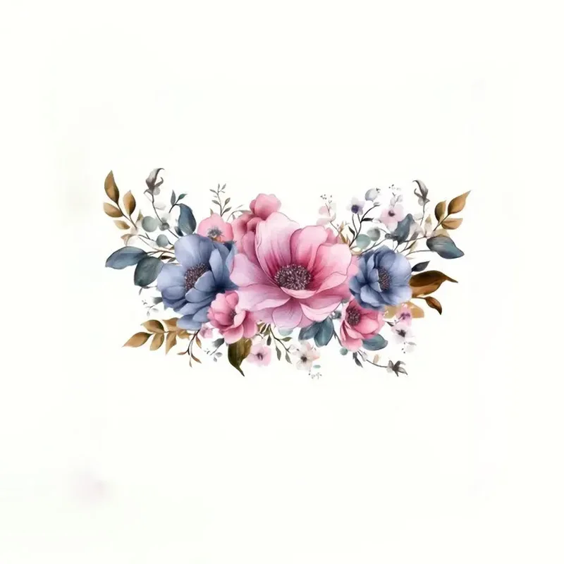 

Цветочные наклейки для стен из ПВХ