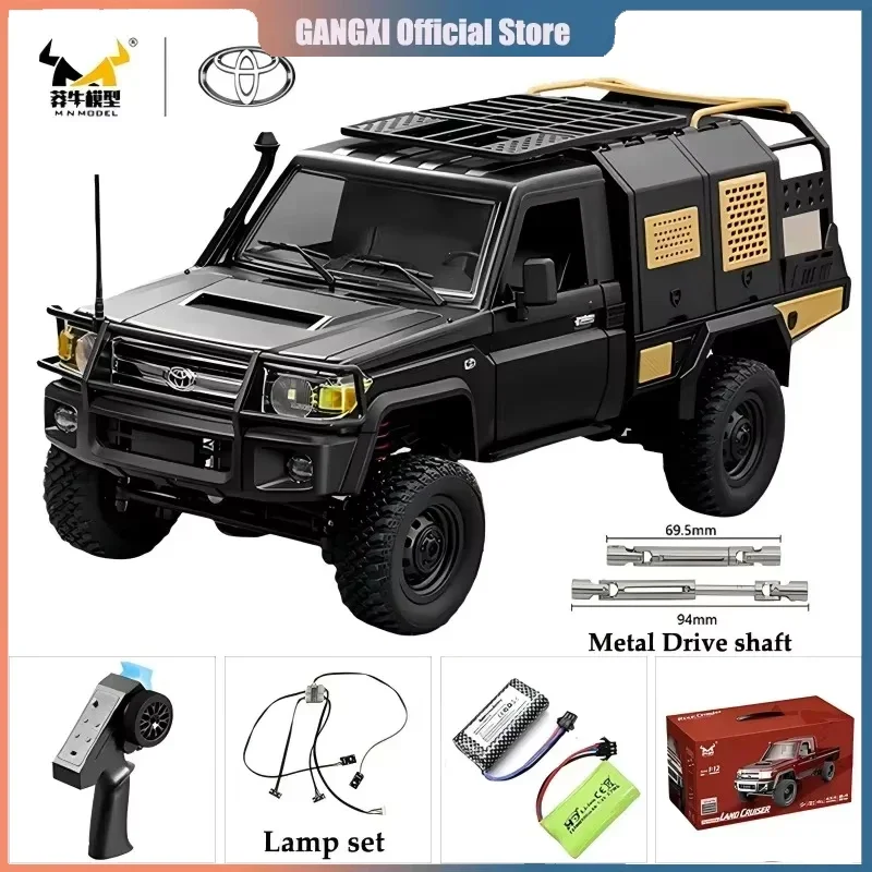 MN82S MN82 Pro Remote Controlled Climbing Off-road Vehicle 1:12 Full scale 4WD For Toyota LC79 Simulation RC Model Toy Rc Car
