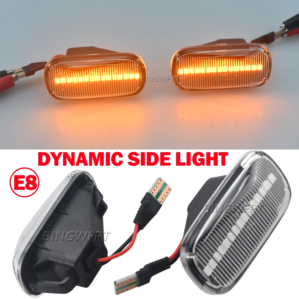 2 шт. для Honda Stream S2000 CR-V Civic, подходит для Jazz Accord, ретранслятор, внешний боковой маркер, сигнал поворота