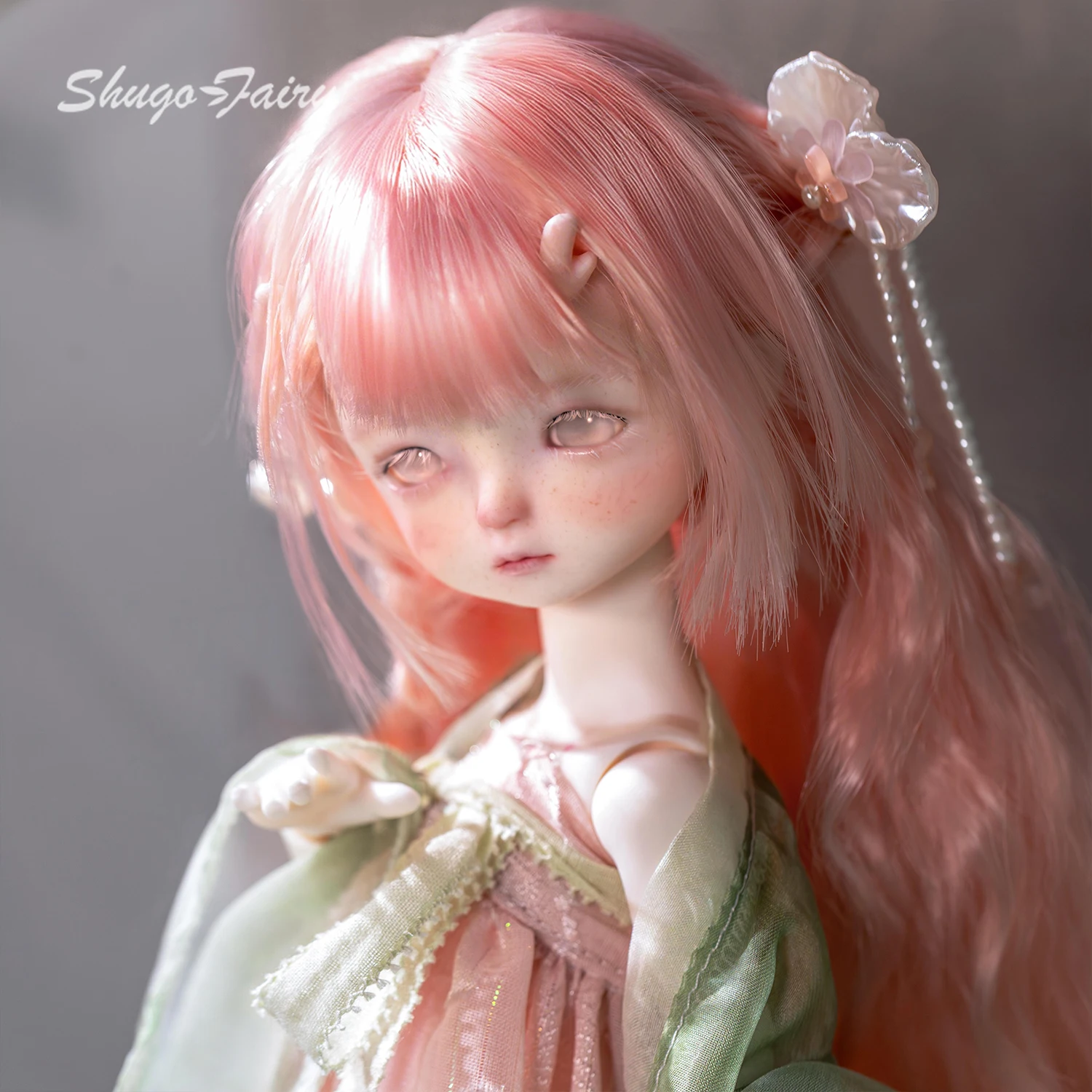 Фото Кукла BJD ShugaFairy Yuling A: Полный комплект, милый восточный молодой дракон с рогами, в китайском костюме Ханьфу, шарнирная кукла №4