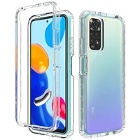 full protection shockproof case for xiaomi redmi note 11 pro 11s 5g case gradient pc tpu two layer structure cover note11 pro
