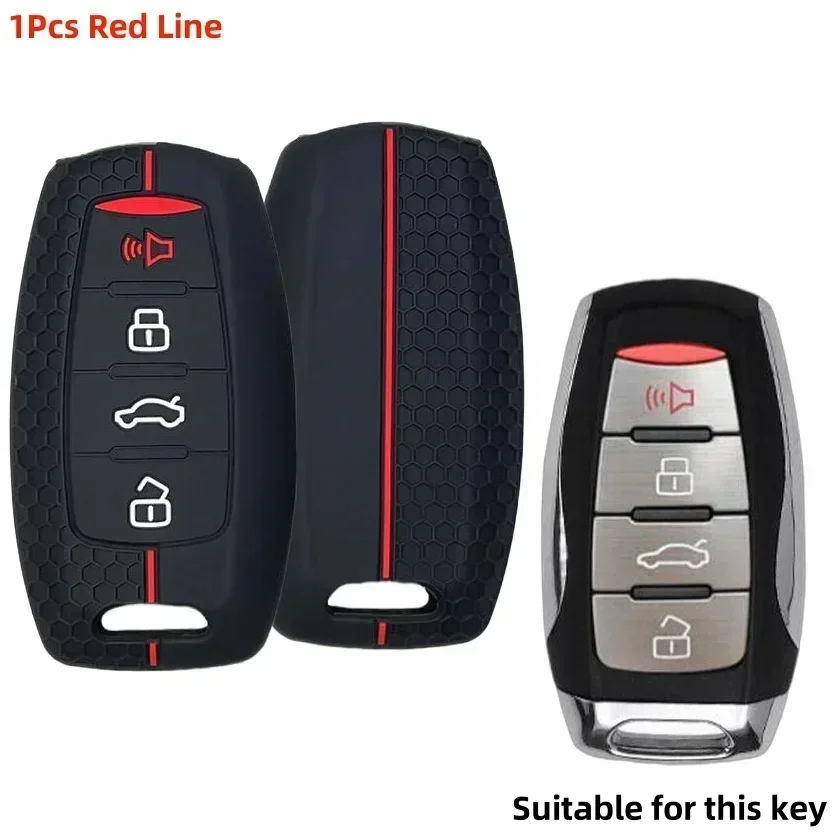 

Силиконовый чехол для ключа дистанционного управления для Haval H6 H7 H9 H4 Hover H2S F5 F7 F7X F7H Dargo Jolion брелок для автомобильного ключа