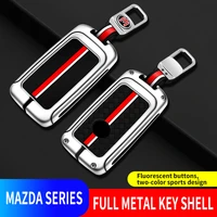 zinc alloy car remote key cover case shell fob for mazda 3 alexa cx4 cx5 cx 5 cx8 cx 30 cx30 2019 2020 protector car accessories