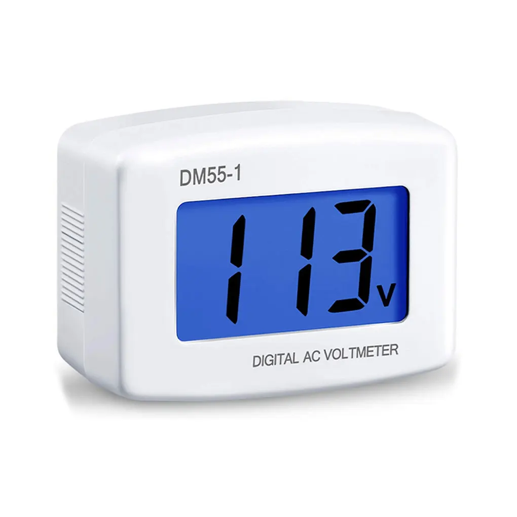 

Digital Voltmeter US Plug LCD Voltage Panel Volt Test Monitors for Household