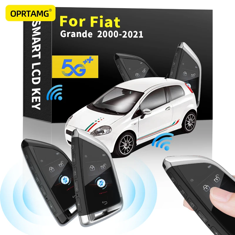 

Модифицированный смарт-ключ OPRTAMG для Fiat Grande 00-21, с ЖК-экраном