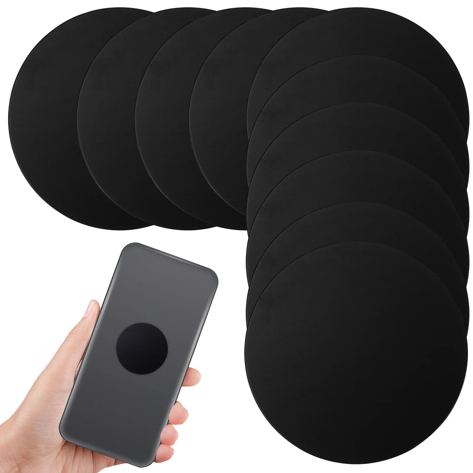 

Metal Platecar Discsheet Accessories Magnet Bracket Holder Mount Iron Adhesive Stickers Patch Plates Round Sticker Self Tool